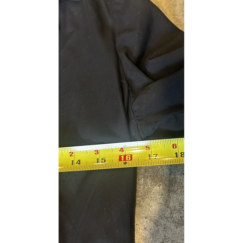 The J. Peterman Company long sleeve black maxi dress Cotton Size 10 - Picture 6 of 8